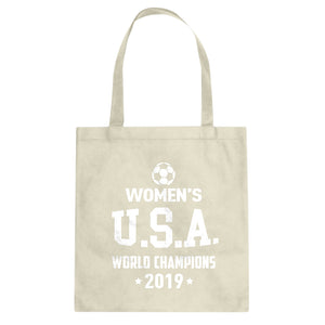 World Soccer Champs 2019 Cotton Canvas Tote Bag