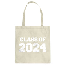 Class of 2024 Cotton Canvas Tote Bag