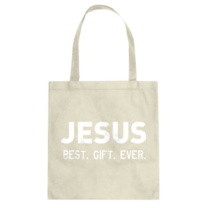 Jesus, Best. Gift. Ever. Cotton Canvas Tote Bag