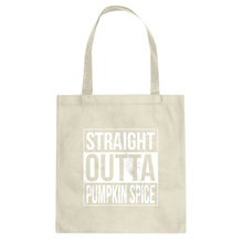 Straight Outta Pumpkin Spice Cotton Canvas Tote Bag