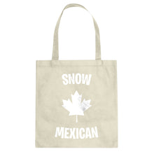 Snow Mexican Cotton Canvas Tote Bag