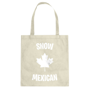 Snow Mexican Cotton Canvas Tote Bag