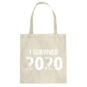 I Survived 2020 Cotton Canvas Tote Bag