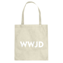 WWJD Cotton Canvas Tote Bag
