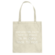 Tote Back to Bed Canvas Tote Bag