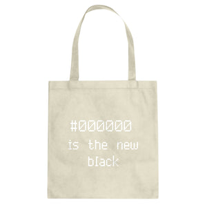 Tote 000000 is the new black Canvas Tote Bag