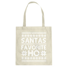 Tote Santas Favorite Ho Canvas Tote Bag