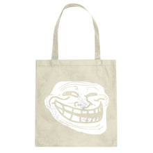 Trollface Cotton Canvas Tote Bag