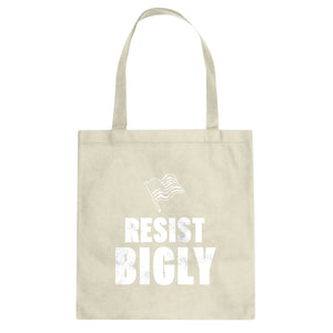 Tote Resist Bigly Canvas Tote Bag