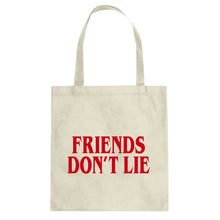 Friend's Don’t Lie Cotton Canvas Tote Bag