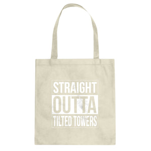 Tote Straight Outta Tilted Towers Canvas Tote Bag