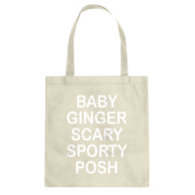 Tote Spice Names Canvas Tote Bag