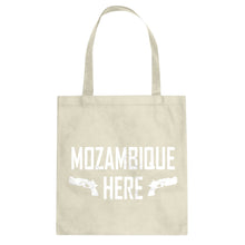 Mozambique Here Cotton Canvas Tote Bag