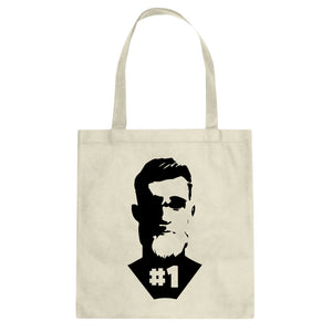 Number One Cotton Canvas Tote Bag