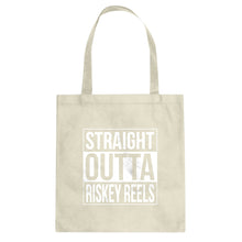 Straight Outta Riskey Reels Cotton Canvas Tote Bag