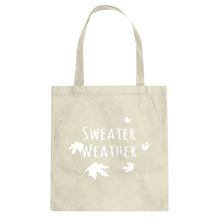 Sweater Weather Cotton Canvas Tote Bag