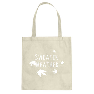 Sweater Weather Cotton Canvas Tote Bag