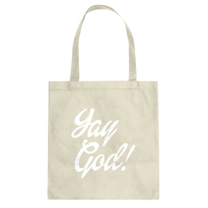 Yay God Cotton Canvas Tote Bag