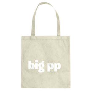 big pp Cotton Canvas Tote Bag