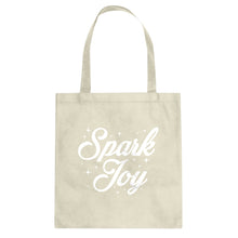 Spark Joy Cotton Canvas Tote Bag