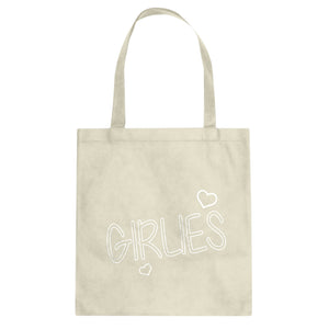 Girlies Cotton Canvas Tote Bag