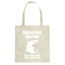 Grandma Shark Cotton Canvas Tote Bag