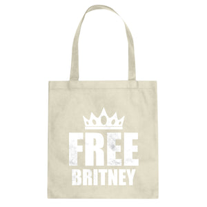 FREE BRITNEY Cotton Canvas Tote Bag