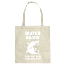 Sister Shark Cotton Canvas Tote Bag
