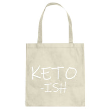 KETO -ish Cotton Canvas Tote Bag