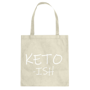 KETO -ish Cotton Canvas Tote Bag