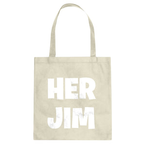 Her Jim Cotton Canvas Tote Bag