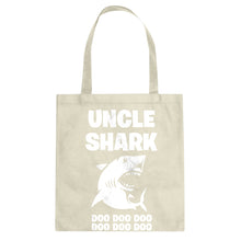 Uncle Shark Cotton Canvas Tote Bag