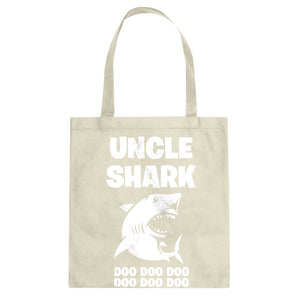 Uncle Shark Cotton Canvas Tote Bag