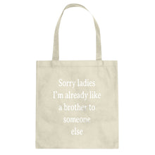 Tote Sorry ladies Canvas Tote Bag