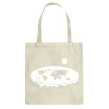 Tote Flat Earth Canvas Tote Bag