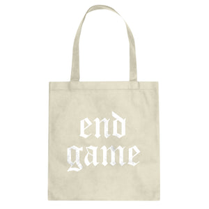End Game Cotton Canvas Tote Bag