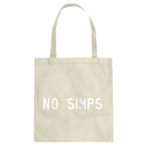 No Simps Cotton Canvas Tote Bag