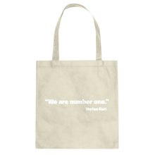 We are Number One Cotton Canvas Tote Bag