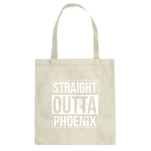 Straight Outta Phoenix Cotton Canvas Tote Bag