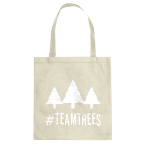TEAM TREES Cotton Canvas Tote Bag