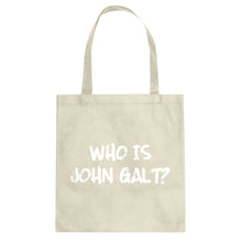 Who is John Galt? Cotton Canvas Tote Bag