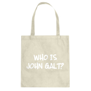 Who is John Galt? Cotton Canvas Tote Bag