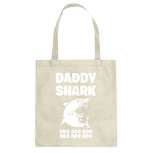 Daddy Shark Cotton Canvas Tote Bag