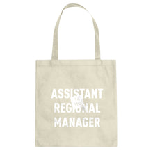 Assistant to the Regional Manager Cotton Canvas Tote Bag