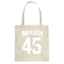 Impeach 45 Cotton Canvas Tote Bag