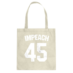 Impeach 45 Cotton Canvas Tote Bag