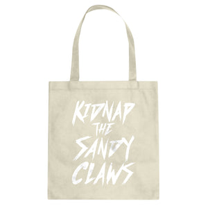 Kidnap the Sandy Claws Cotton Canvas Tote Bag