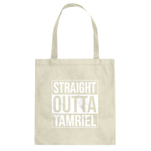 Straight Outta Tamriel Cotton Canvas Tote Bag