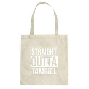 Straight Outta Tamriel Cotton Canvas Tote Bag