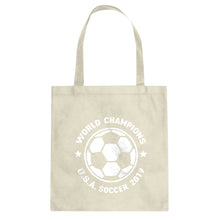 Women's World Cup Champions Cotton Canvas Tote Bag